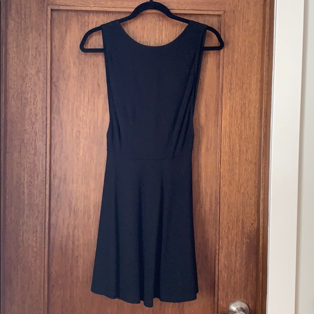 Black AA flared dress